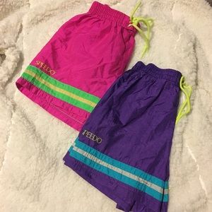 Speedo Kids Medium (2) Retro Windbreaker Shorts